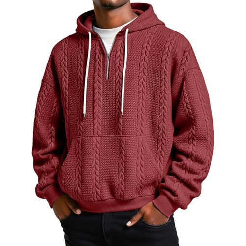 Quarter Zip Pullover Men Quarter Zip Oversized Sweatshirt Sweat Shirts - image 1