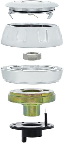 United Pacific 88259 - Buje del volante - Conjunto de buje/bocina cromada para 06+ Peterbilt y 03+ Kenworth