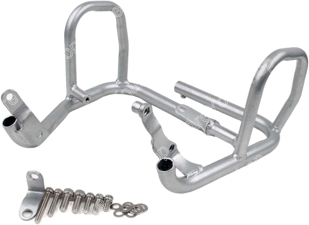 XKMT-Saftey Crash Bars Protection Compatible With Bimmer F800/700/650/Gs 2008-2013 Silver [B00YYRSRUU]