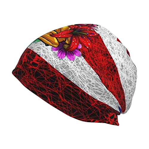 Puerto Rico Beanie, gorro tejido para deportes