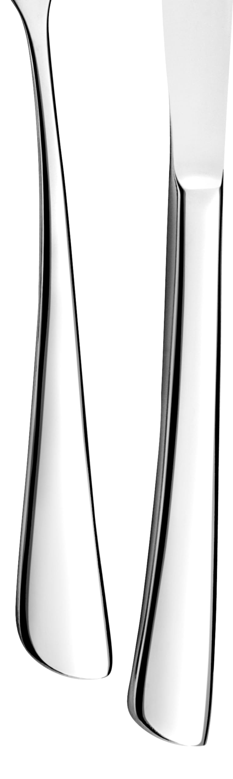 ALBERT DE THIERS - A0819998 - Ménagère 48 Pièces - Collection Élégance - Service pour 12 Personnes - Acier Inoxydable - Finition Poli Miroir - Coffret Bois - 3,80 kg, Silver
