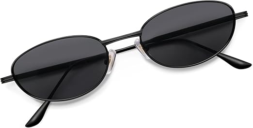 Retro Oval Sunglasses for Women Trendy Classic Shades Y2k Sunnies AP3747