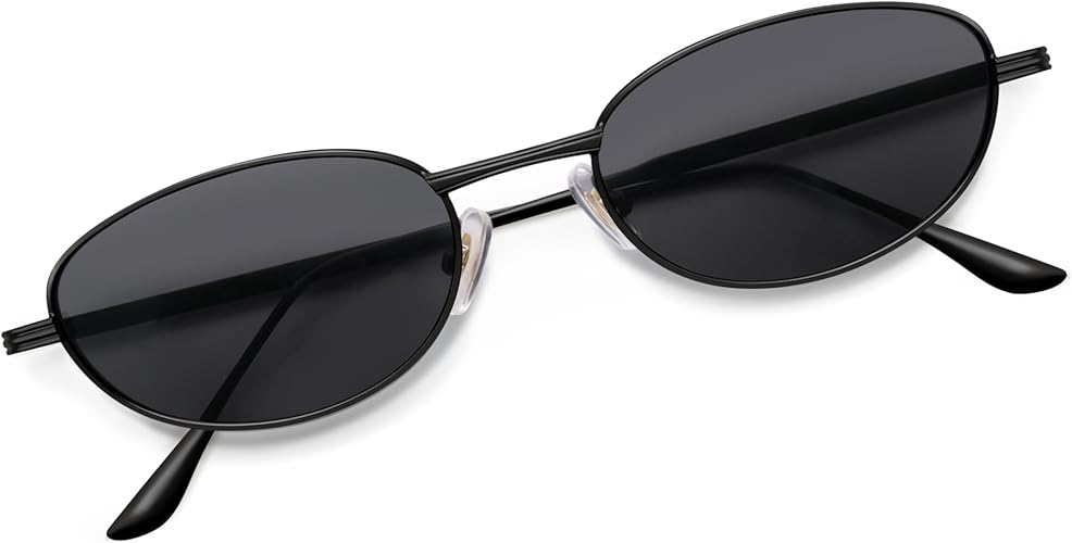 Retro Oval Sunglasses for Women Trendy Classic Shades Y2k Sunnies AP3747