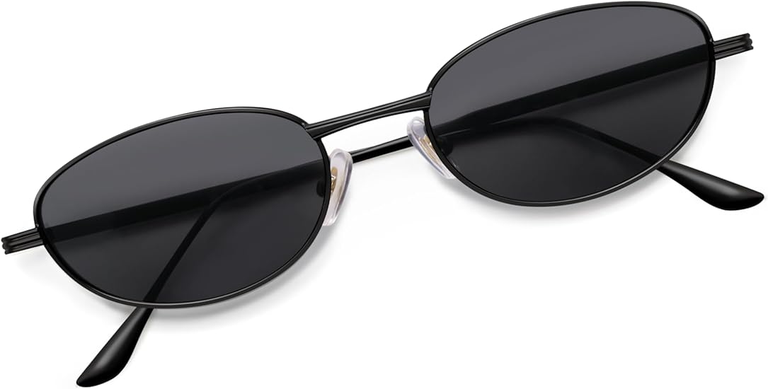 Retro Oval Sunglasses for Women Trendy Classic Shades Y2k Sunnies AP3747