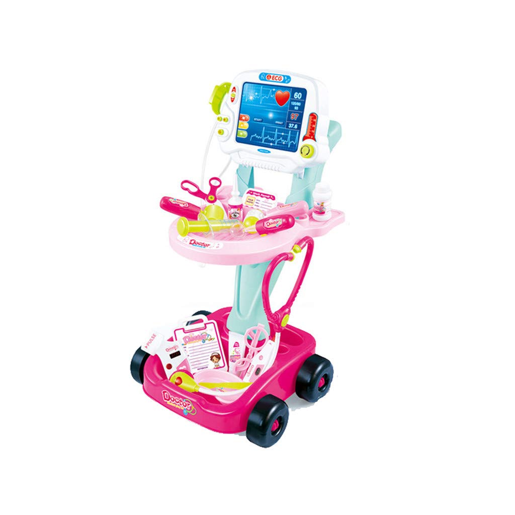 Wotryit Kids Doctor Kit Toy Medical Kits Pretend-n-Play with Electric Simulation ECG Medical and Ste