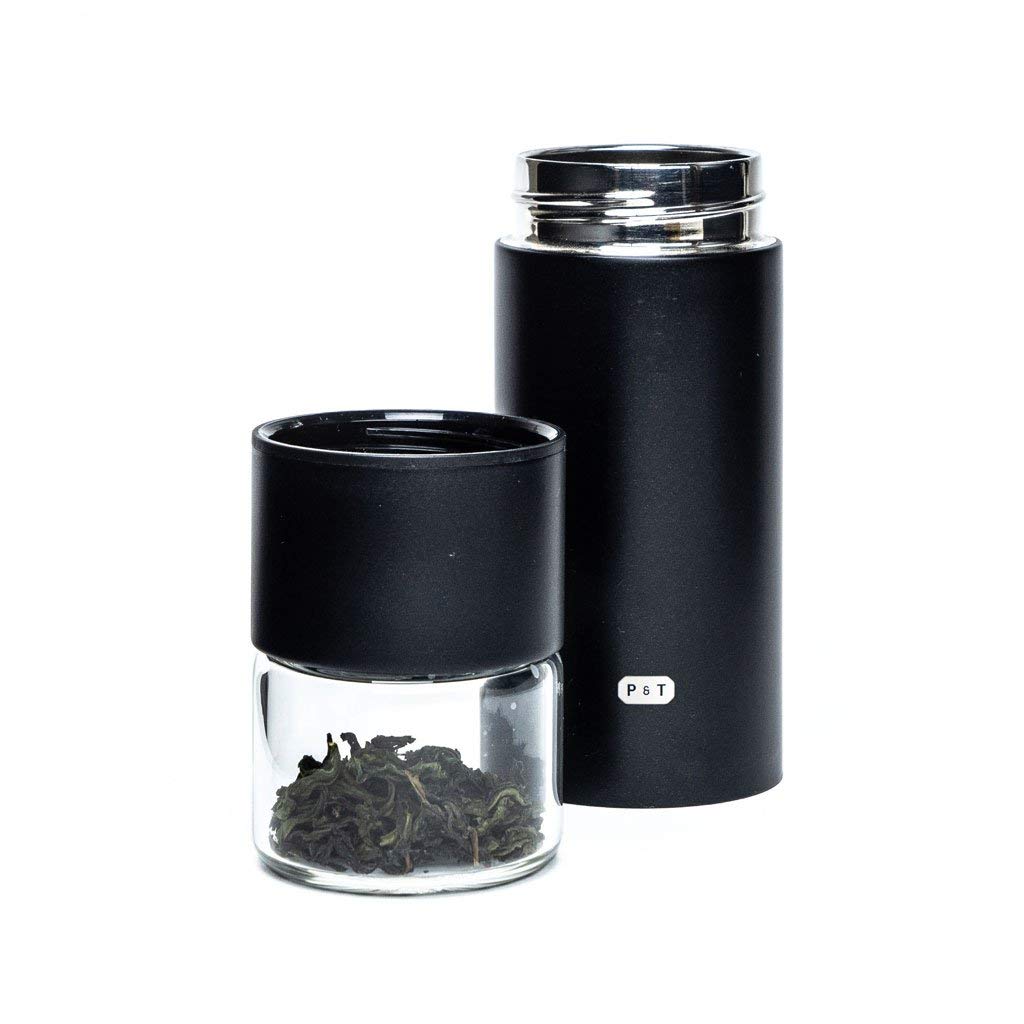 P & T Isolierkanne (Schwarz, 300 ml)