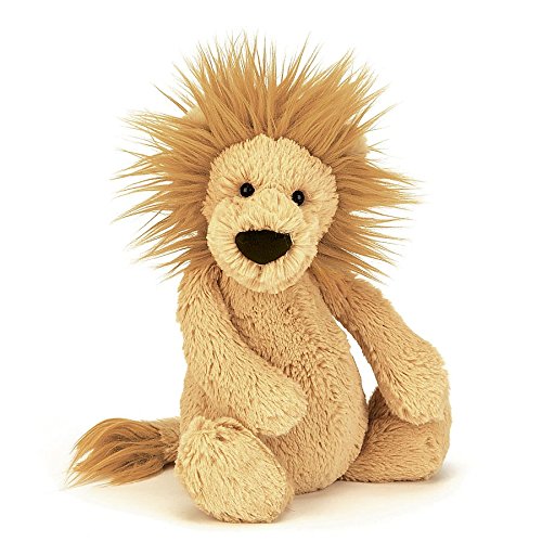 Jellycat(ジェリーキャット)バシュフル ライオン M ぬいぐるみ 座高20cm イエロー