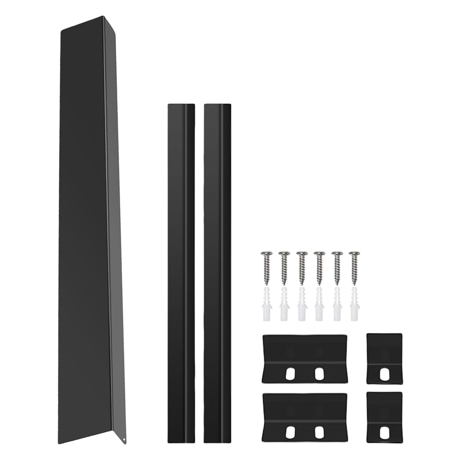 Wnxgnho Black Slide-In Ranges Rear Filler Kits 30Inch Cooktop Trim Between Stove And Backsplash Universally For Gaps /Silver Gaps Covers