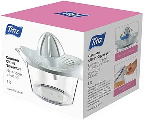 Miniatura 3 de Exprimidor de cítricos Exprimidor de limones Exprimidor de naranja, manual de mano para limones, contenedor de prensa manual de limones, 33.8 fl oz