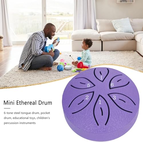 Chakra Drum para Lluvia Exterior 8 Notas 6 Pulgadas miniatura 3
