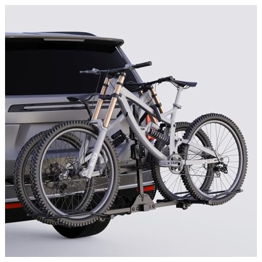 TANX Bike Racks for Ebikes,Fat Tire Bike Rack for Tow Hitch 2-Bike 160 lbs Capacity,Hitch Bike Rack for Heavy E Bike, Wobble Free Smart Tilting Folding Bicycle Car Racks for Standard, 2 inch Receiver