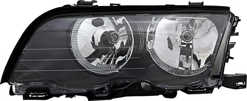 Compatible with BMW 3 Series Headlights Lamps Set 1999 2000 2001 Halogen Driver and Passenger Side
