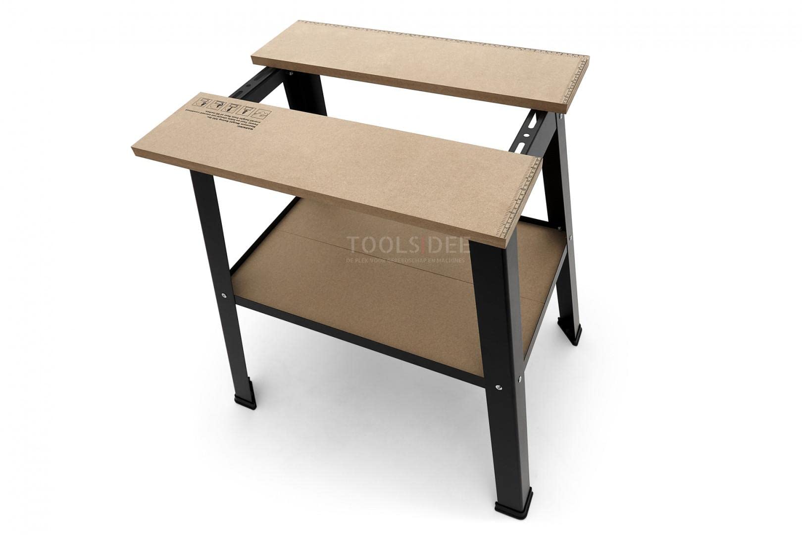 HBM 790 mm. Base universale con piano di lavoro in MDF regolabile