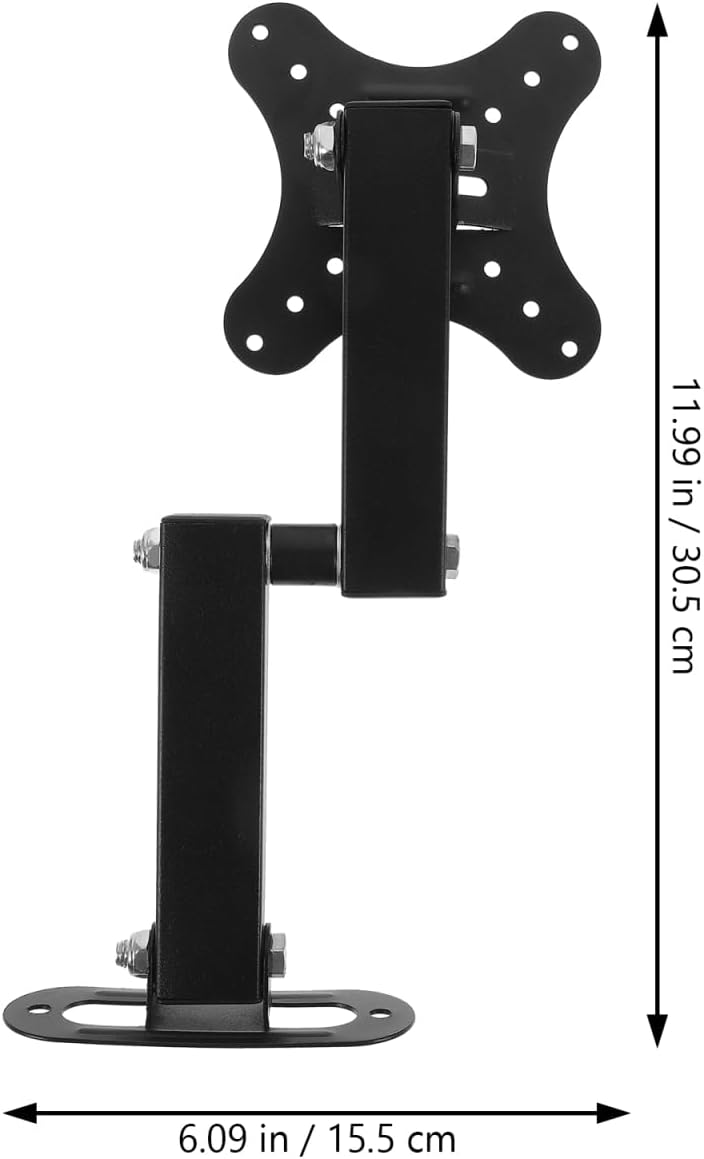 Artibetter Adjustable Wall Mount Tv Monitor Bracket for Screens Space-Saving Retractable Design Compatible with Home Office and Classroom Use