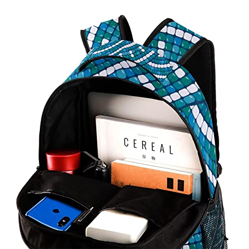Mochila para portátil que protege tus dispositivos con estilo de mármol mar 4