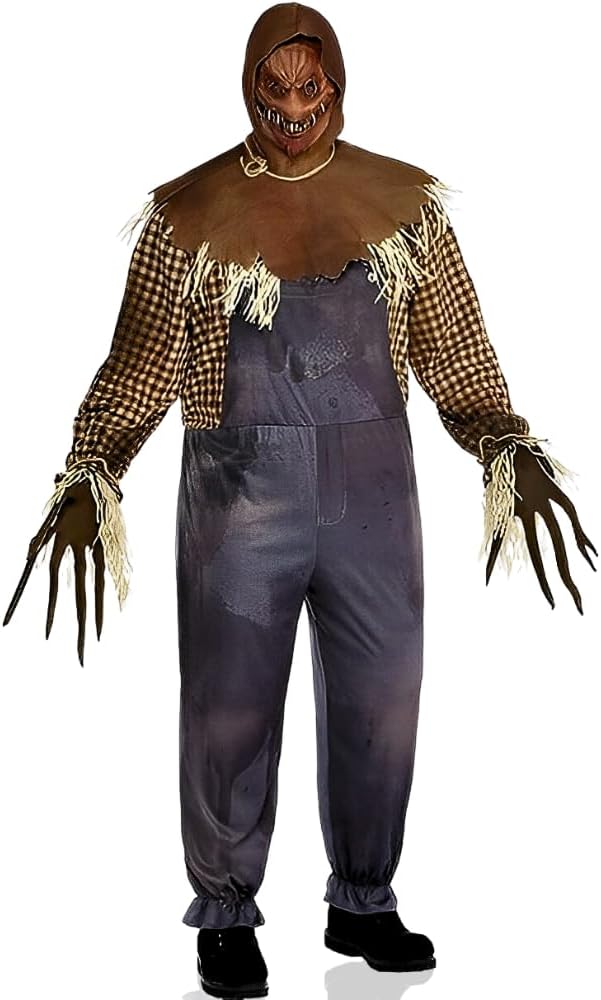 Amscan CLOTHING Conjunto de Disfraz de Espantapájaros Siniestro - Main Image