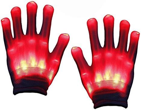 Cool Toys for 3-12 Years Old Boys Girls,TOPTOY Flashing LED Gloves Best Birthday Gifts for 3-12 Year Old Girls Boy Gifts Age 3-12 TTUSTTG05