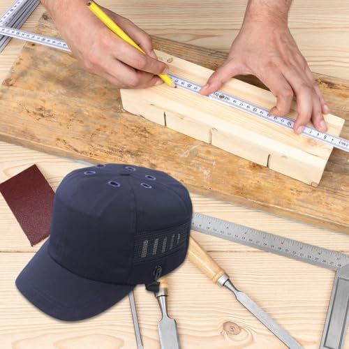 Gorra de seguridad con casco rígido de PP para evitar impactos en la cabeza 3