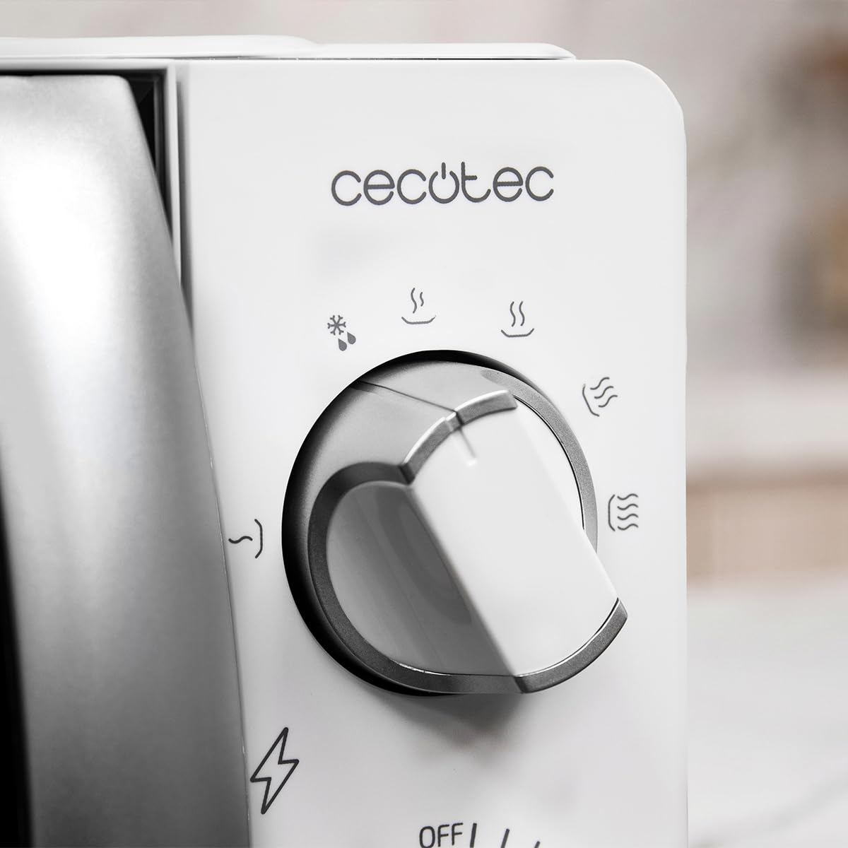 Cecotec Mikrofalówka Proclean 2010 Wave 2010, moc 700 W, pojemność 20 l, technologia 3DWave, tryb odmrażania, 6 poziomów mocy, timer 30 min, kompaktowa konstrukcja