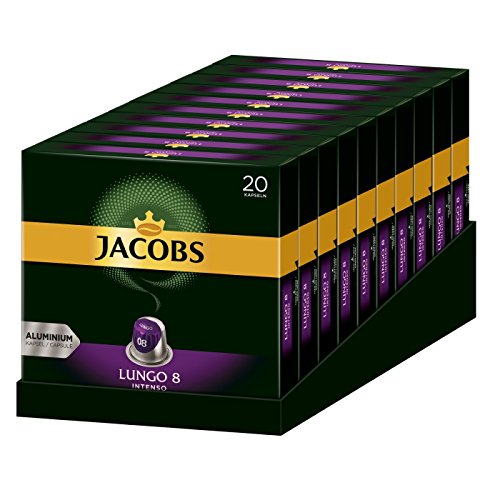 Jacobs Kaffeekapseln Lungo Intenso, Intensität 8 von 12 im Vergleich