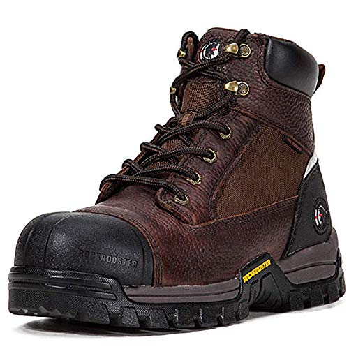 ROCKROOSTER Men's Work Boots, 6