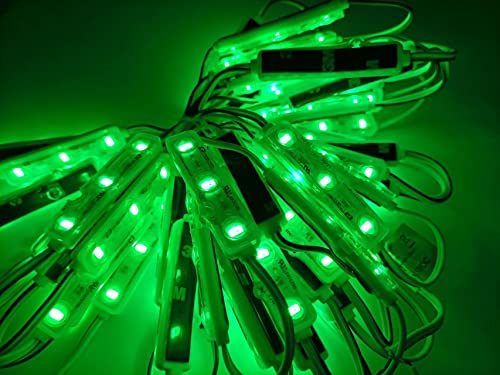 Kit 100 modules LED verts 1,2W étanches haute performance pour architecture et design - 2