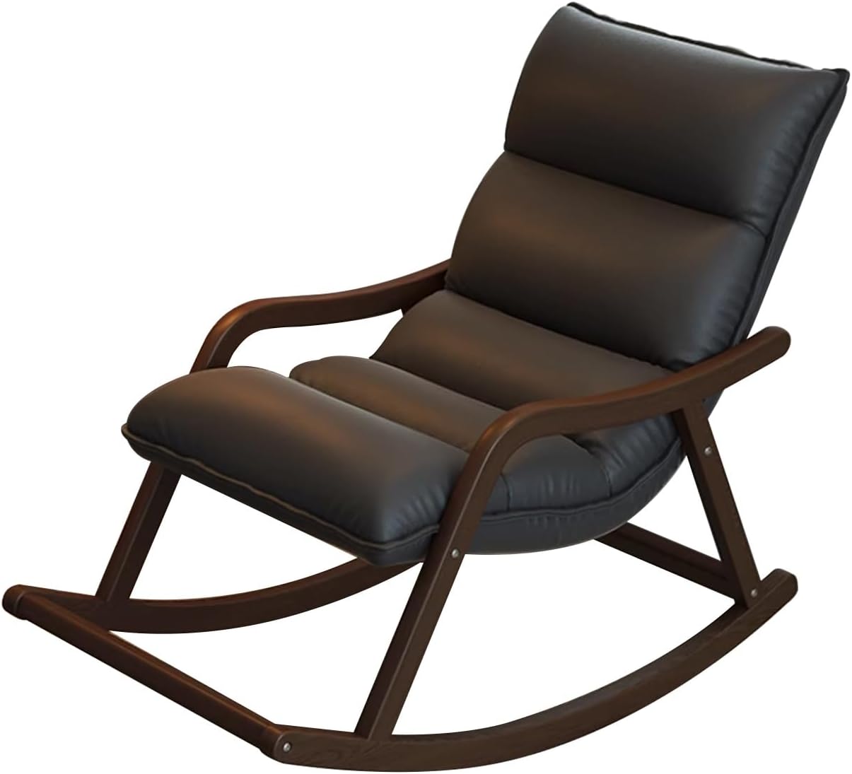 Rocking Glider Chair,Modern Comfortable Upholstered Rocking Chair,Outdoor Rocking Chair with Armrests,Upholstered Glider Chairs,Rocking Chair Indoor,for Reading,Living Rooms,Bedrooms,Offices