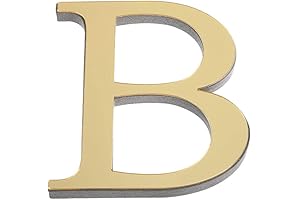 Metal Letter e Decor - 12 Inch Small Wall Decor