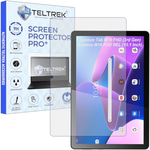 Image of Screen Guard Compatible With Lenovo Tab M10 FHD 3rd Gen /Lenovo M10 FHD REL (10.1 inch Inch Tablet) Flexible Fiber Screenguard Not a Tempered Glass Screen Protector