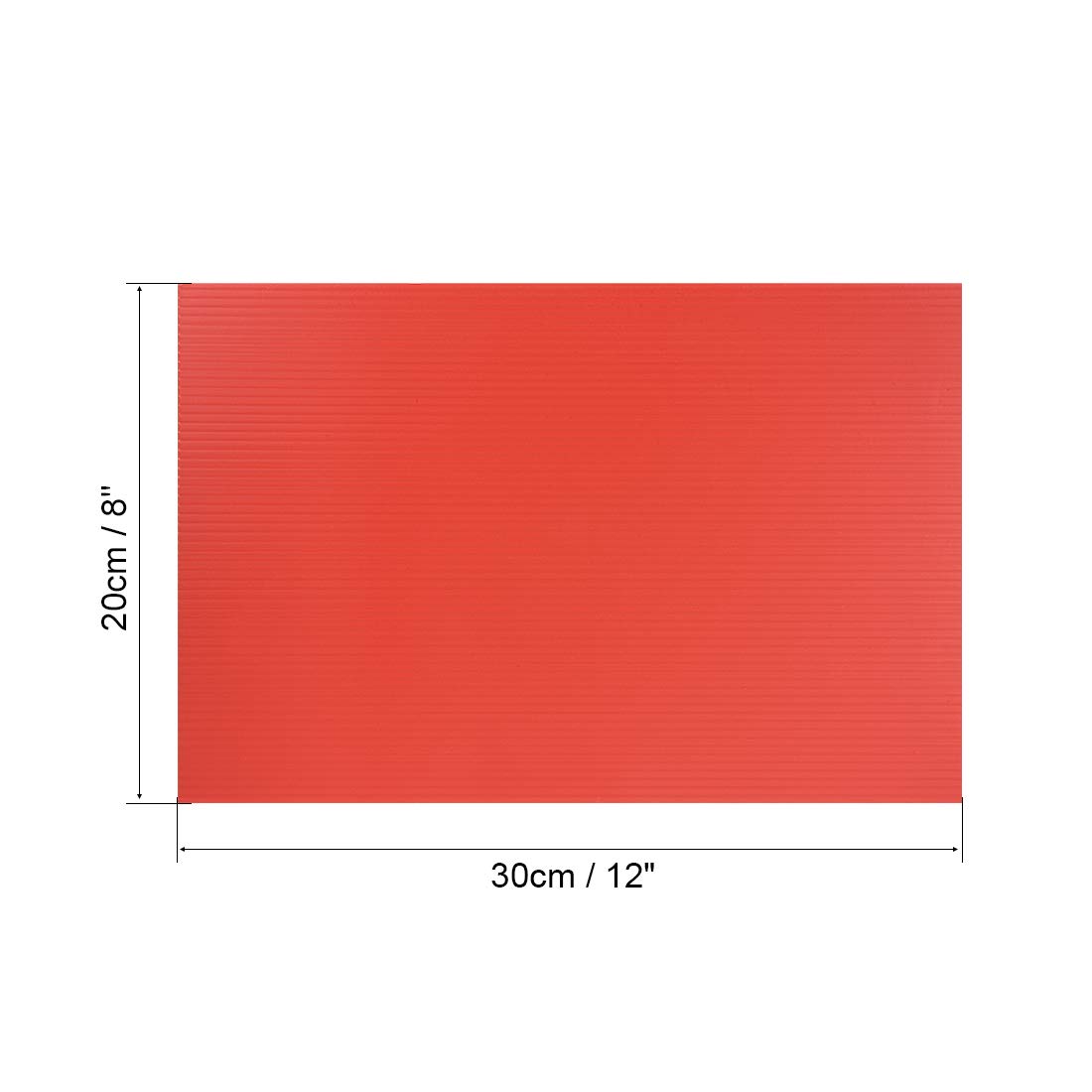 Sourcing Map Blanko-Wellblechschilder - 12 Stück, 40,6 X 30,5 Cm, Für Garten, Verkauf Oder Veranstaltungen