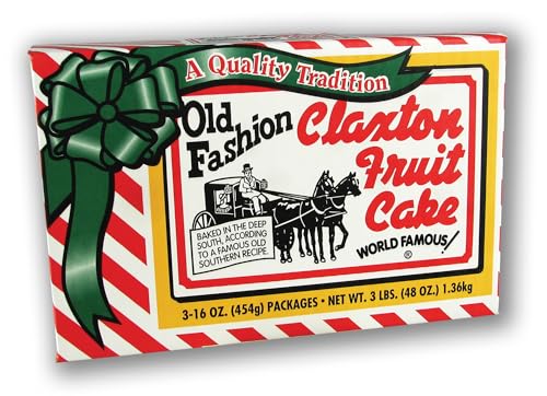 Claxton Fruit Cake ASINPPOKAL53883 Old Fashion Claxton Fruit Cake 3-1 Lb. Regular Recipe Loaves thumb #1