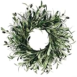 Photo Gallery babominimer ghirlanda di olive artificiali da 40 cm, per porta d ingresso e decorazione da parete, per tutte le stagioni, composizione floreale finta verde per casa, matrimonio e ufficio Photo Gallery babominimer ghirlanda di olive artificiali da 40 cm, per porta d ingresso e decorazione da parete, per tutte le stagioni, composizione floreale finta verde per casa, matrimonio e ufficio