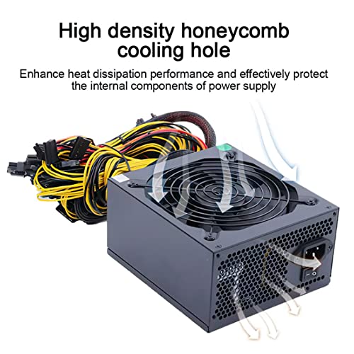 Alimentation rig crypto 2400W pour mineur BTC et bloc ATX EZZON - 4