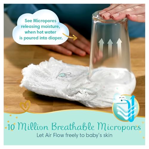 Pampers Windeln Größe 0 (<3 kg), Premium Care Windeln, 30 Stück, Bester Komfort und Schutz empfindlicher Haut von Pampers (Packung mit 3)