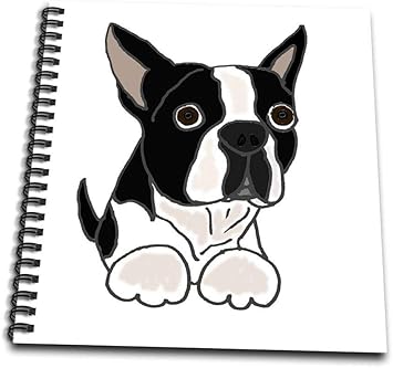 Amazon Co Jp All Smilesアート犬 かわいいボストン テリア子犬犬元 Drawing Book 8x8 Drawing Book Db 1 ホーム キッチン