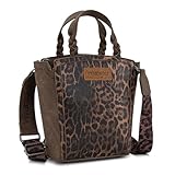 Wrangler Purse for Women Leopard Crossbody Bags Small Cheetah Print Top-Handle Shoulder Bag for Everyday Travel Casual Use WG296-8014CF