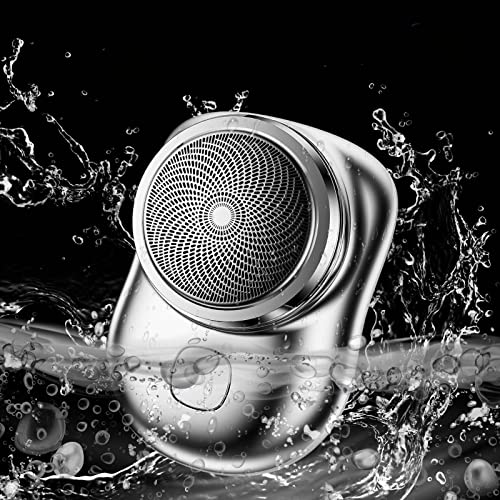 Usb Mini Shaver, Mini-Shave Pocket Portable Electric Shaver, Mini Electric Razor For Men, Ipx7 Waterproof, Type-C Fast Charging & Ultra Long Battery Life, Easy One-Button Use (Silver) #TOP11