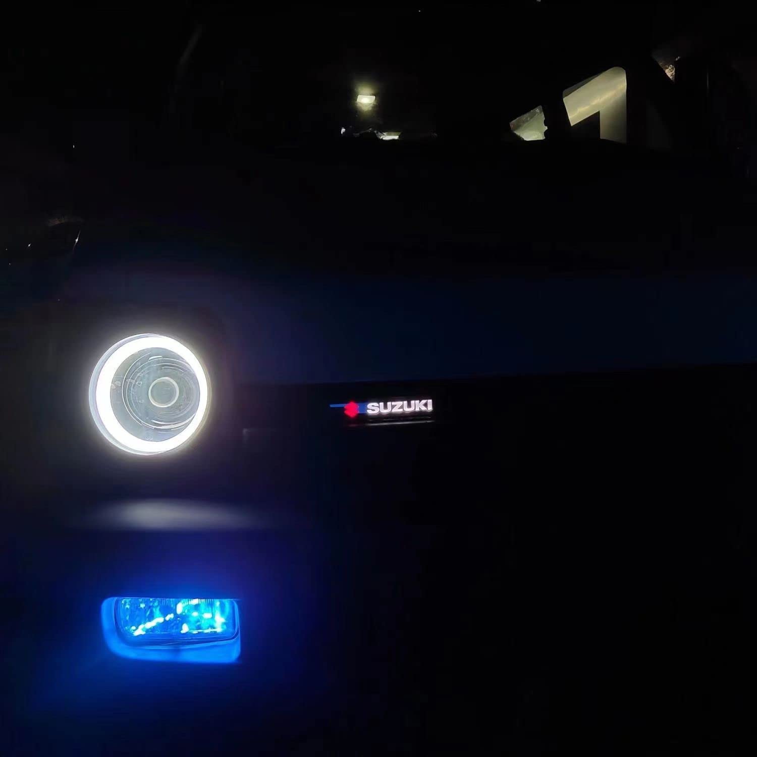 Amazon | スズキ フロントグリルバッジ LED点灯 デイライト 専属車種