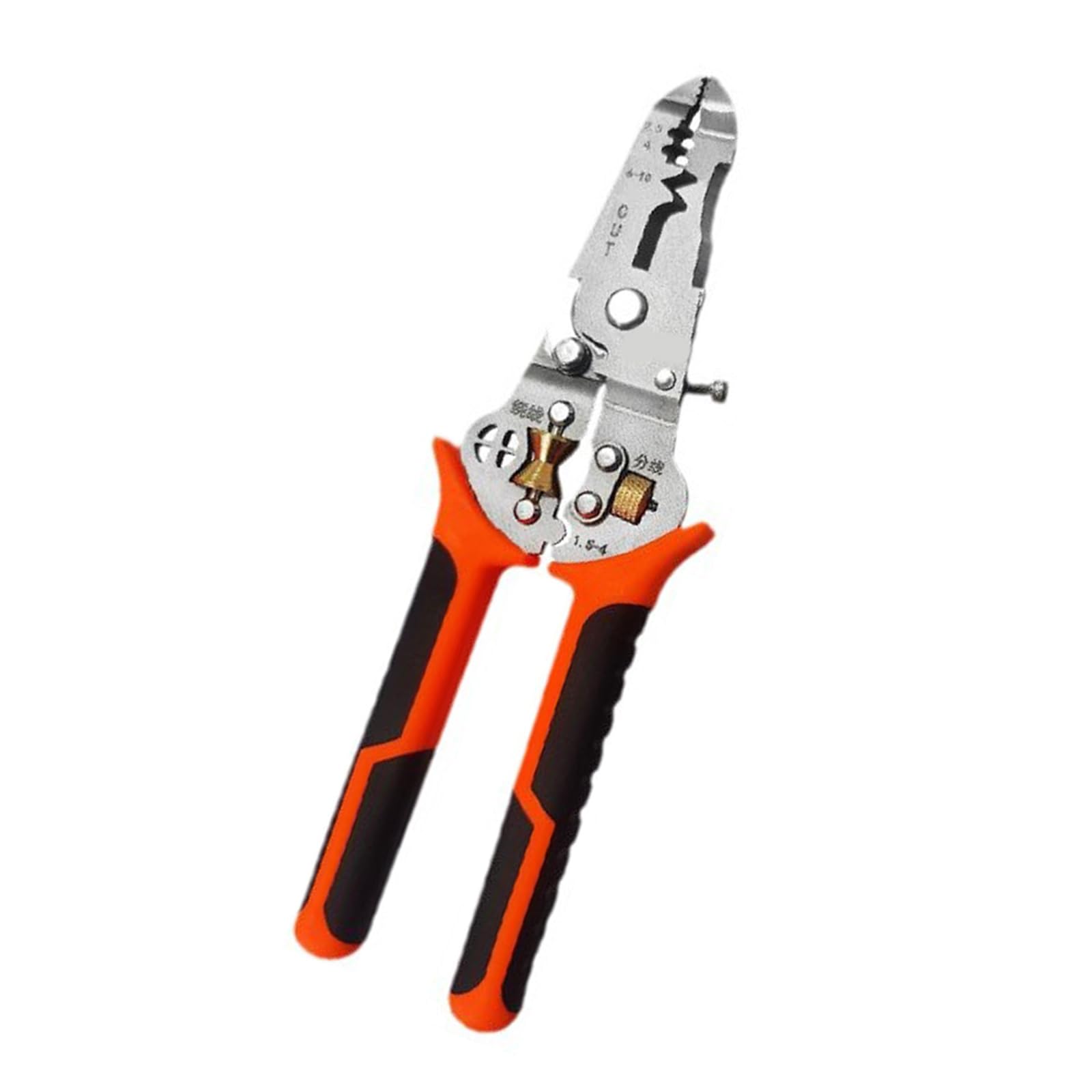 Electrician Crimping Pliers with Wire Stripper & Cable Cutter for 10-22AWG Networking, Industrial Wiring Tasks Wire Pliers