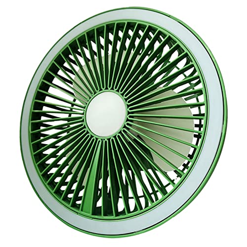 Linterna de camping LED portátil y ventilador de techo recargable USB para luz de tienda