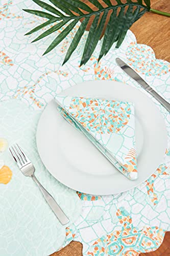 Servilletas de algodón C&F Home azul pack 6 miniatura 4