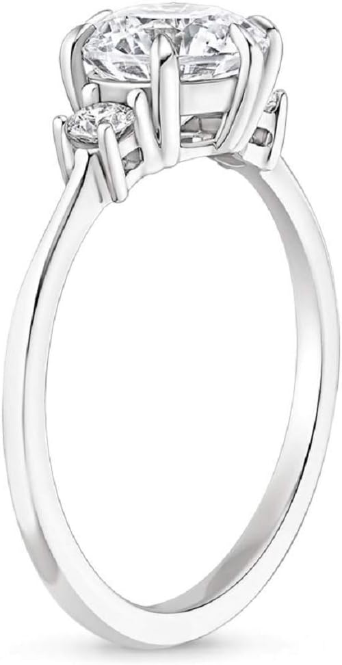 2CT Pear Colorless Moissanite Engagement Ring Women Wedding Bridal Set Solitaire Halo Designer Vintage Antique Prong Set Bezel Gold Silver Anniversary Promise Gift Three Stone Ring