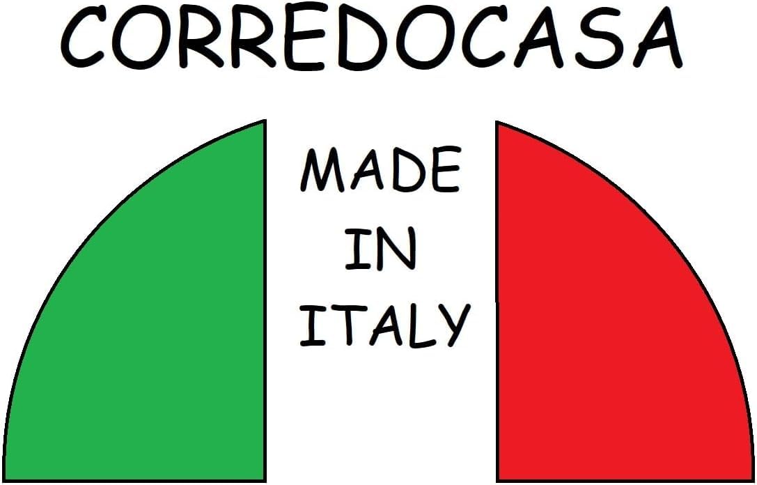 Corredocasa Copri Sedia Trapuntato Rotondo Tinta Unita con Laccetti Set 2 Cuscini Sedie Cucina Made in Italy Grigio Antracite