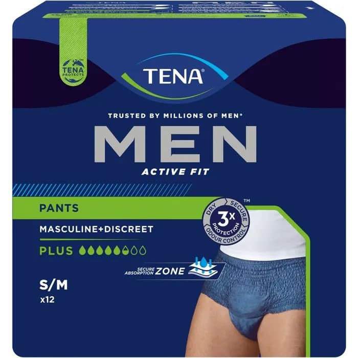 TENA MEN Act.Fit Inkontinenz Pants plus L/XL blau 4X10 St
