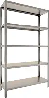 Estante Inox 5 Planos Organizadora Moderna Multiuso Promo24h