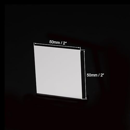 Miniatura 2 de PATIKIL Hoja de cerámica de alúmina almohadilla de enfriamiento cuadrada Hoja aislante 2pcs alta dureza para transistor MOS 50x50x1.5mm (2x2x0.06")