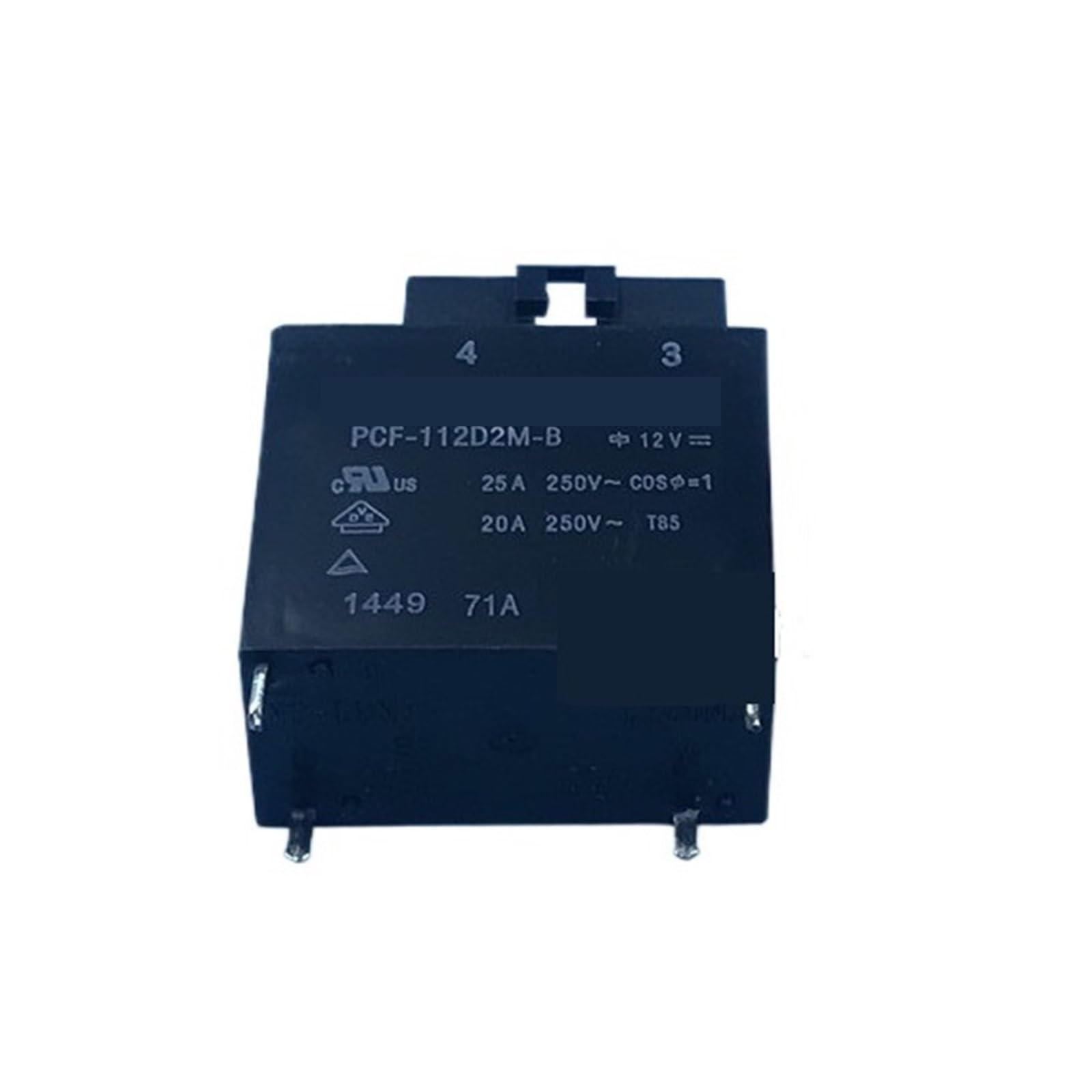 Relais PCF-112D2M-B résout les pannes de carte électronique 12V 25A
