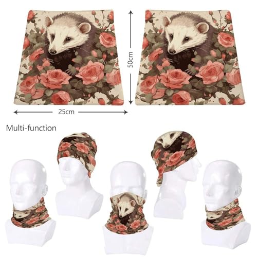 Neck Gaiter Face Mask Men Women, Skeleton Face Mask Scart Cover for Dust Wind Sun Protection2