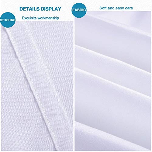 Flxxie 190918PSQ-WHITE Microfiber Queen Pillow Shams Set Of 2 thumb #2