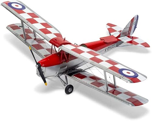 Miniatura 2 de Airfix De Havilland DH82a Tiger Moth 148 Kit de modelo de plástico de aviación militar A04104